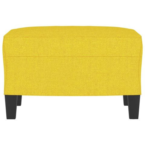 PODNÓŻEK JASNOŻÓŁTY 60X50X41CM TAPICEROWANY TKANINĄ