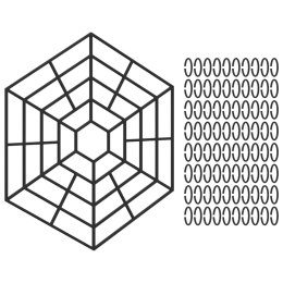 OSŁONY NA STAW 40 SZTUK OCHRONA RYB PRZED KOTAMI KRATKI NA DRAPIEŻNIKI