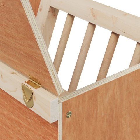 PAŚNIK DLA KRÓLIKA 25X18,5X20,5CM LITE DREWNO JODŁOWE