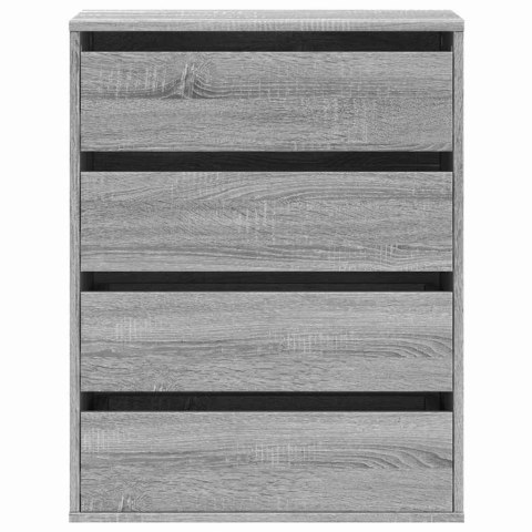 KOMODA SZARY DĄB SONOMA 60X41X76CM