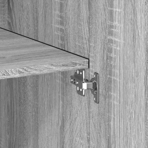 WYSOKA SZAFKA SZARY DĄB SONOMA 80X42,5X185CM