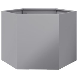 DONICA OGRODOWA SZEŚCIOKĄTNA 69X60X45CM STAL GALWANIZOWANA