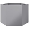DONICA OGRODOWA SZEŚCIOKĄTNA 69X60X45CM STAL GALWANIZOWANA