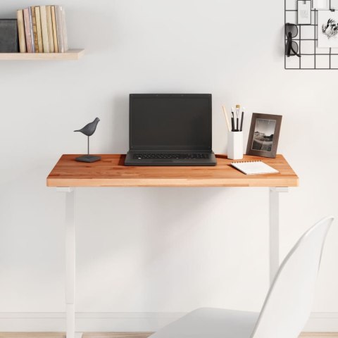 BLAT DO STOŁU 80X40X2,5CM PROSTOKĄTNY LITE DREWNO BUKOWE