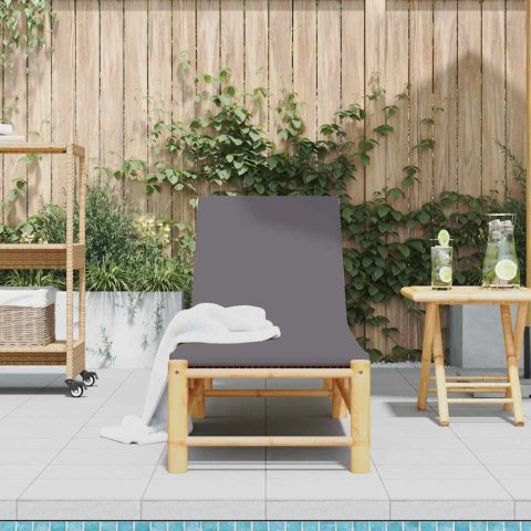 LEŻAK Z PODUSZKAMI 55X199X30CM BAMBUS