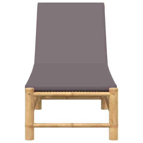 LEŻAK Z PODUSZKAMI 55X199X30CM BAMBUS