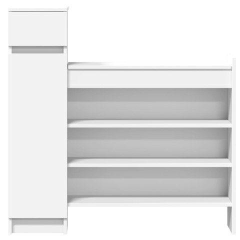 SZAFKA NA BUTY BIAŁA 100,5X28X100CM