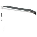 ZWIJANA MARKIZA AUTOMATYCZNA ANTRACYTOWA 3,5X2,5M