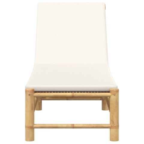 LEŻAK Z PODUSZKAMI 55X199X30CM BAMBUS