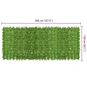 PARAWAN BALKONOWY PANEL ZIELONE LIŚCIE 400X150CM