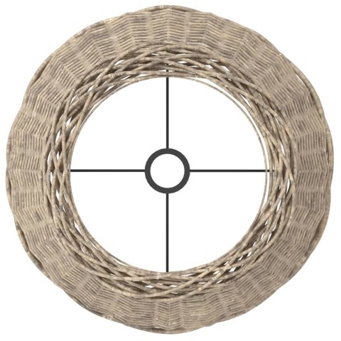 KLOSZ DO LAMPY BRĄZOWY Ø50X30CM WIKLINA