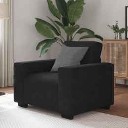 SOFA FOTEL CZARNY 60CM AKSAMIT
