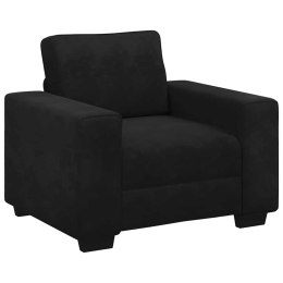 SOFA FOTEL CZARNY 60CM AKSAMIT