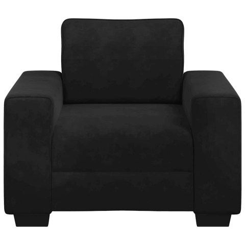 SOFA FOTEL CZARNY 60CM AKSAMIT
