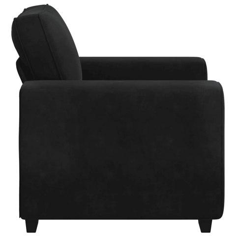SOFA FOTEL CZARNY 60CM AKSAMIT