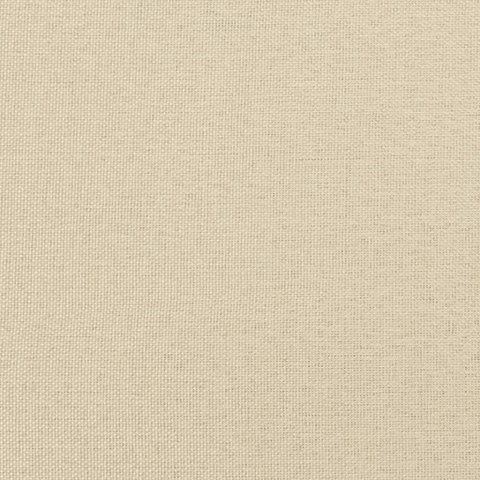 ROZKŁADANY FOTEL MASUJĄCY Z PODNÓŻKIEM KREMOWY TKANINA