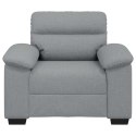 SOFA FOTEL JASNOSZARY 60CM TKANINA