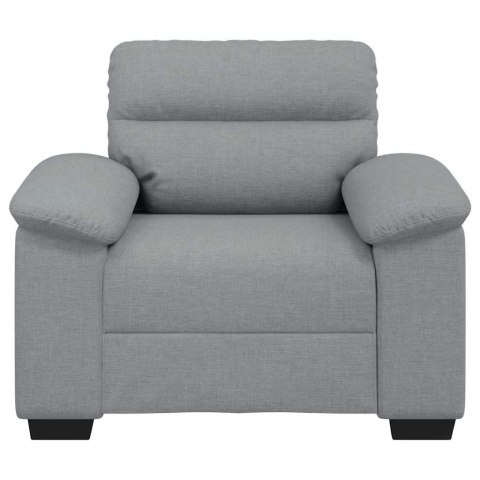 SOFA FOTEL JASNOSZARY 60CM TKANINA