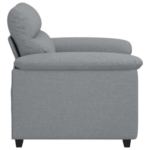 SOFA FOTEL JASNOSZARY 60CM TKANINA