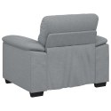 SOFA FOTEL JASNOSZARY 60CM TKANINA