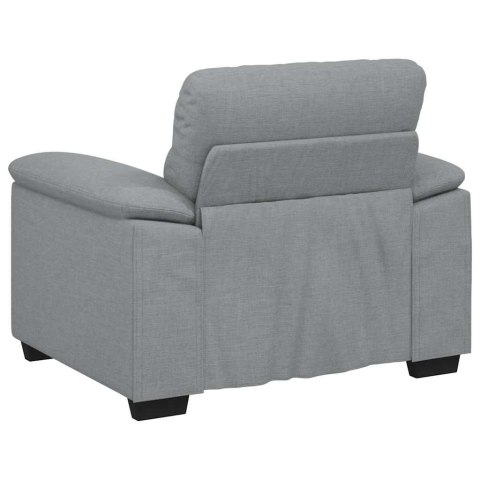 SOFA FOTEL JASNOSZARY 60CM TKANINA