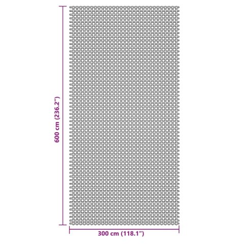 WYKŁADZINA DO NAMIOTU NIEBIESKA 6X3M
