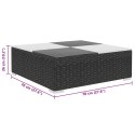8-CZ. ZESTAW WYPOCZYNKOWY DO OGRODU PODUSZKI RATTAN PE CZARNY