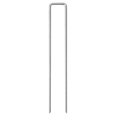 KOŁKI GRUNTOWE W KSZTAŁCIE LITERY U 25 SZT. 20X3,5CM STAL