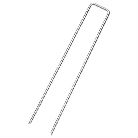 KOŁKI GRUNTOWE W KSZTAŁCIE LITERY U 50 SZT. 20X3,5CM STAL