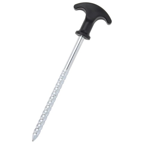 ŚLEDZIE DO NAMIOTU 24 SZT. 17CM Ø7MM STAL GALWANIZOWANA