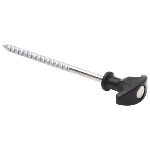 ŚLEDZIE DO NAMIOTU 24 SZT. 17CM Ø7MM STAL GALWANIZOWANA