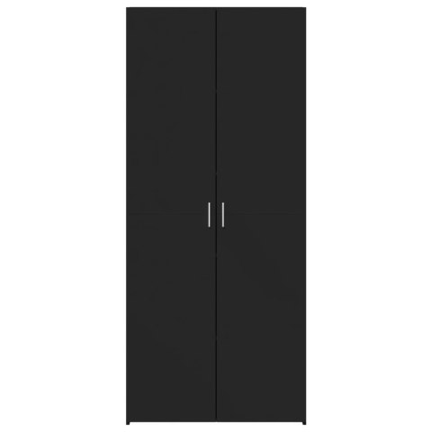 WYSOKA SZAFKA CZARNA 70X42,5X185CM