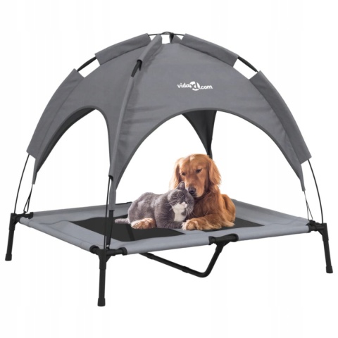 LEGOWISKO LEŻANKA DLA PSA DO 45KG Z BALDACHIMEM OCHRONA PRZED SŁOŃCEM