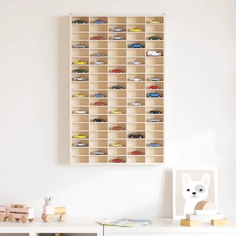 DREWNIANA GABLOTA KOLEKCJONERSKA Z 90 PRZEGRÓDKAMI