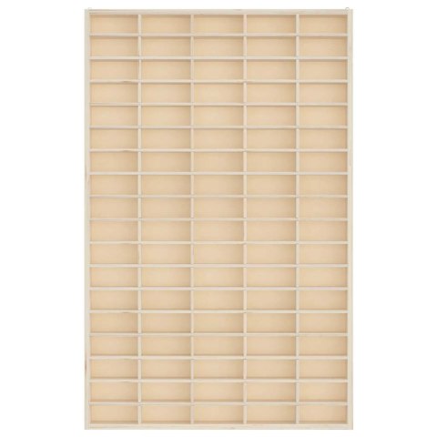 DREWNIANA GABLOTA KOLEKCJONERSKA Z 90 PRZEGRÓDKAMI