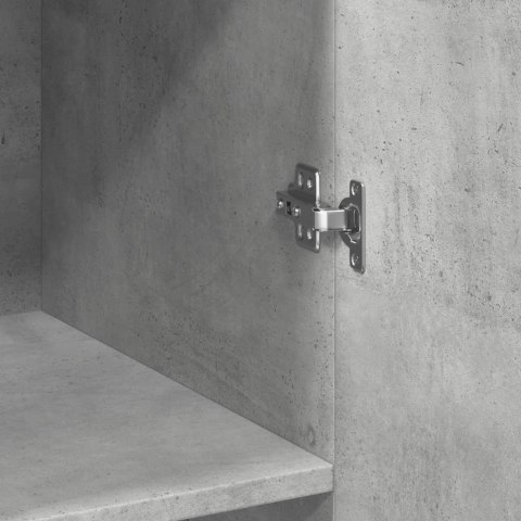 SZAFKA SZAROŚĆ BETONU 70X42,5X225CM