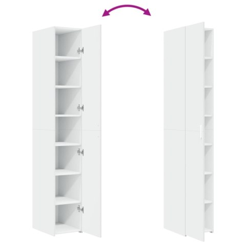 WYSOKA SZAFKA BIAŁA 30X42,5X185CM