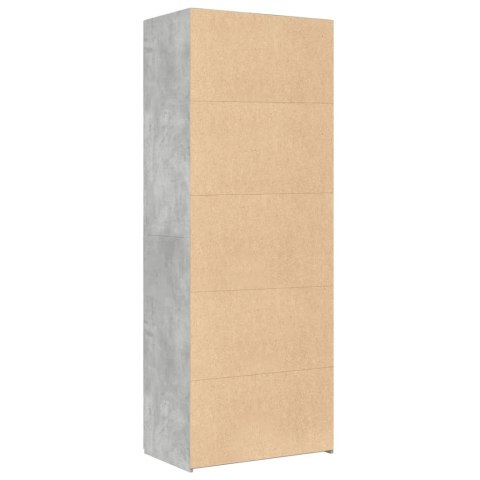 WYSOKA SZAFKA SZAROŚĆ BETONU 70X42,5X185CM