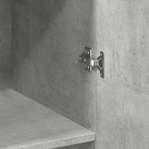 WYSOKA SZAFKA SZAROŚĆ BETONU 70X42,5X185CM