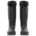 KALOSZE Z WYJMOWANYM OCIEPLENIEM CZARNE ROZMIAR 40