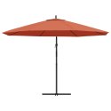 PARASOL WISZĄCY Z ALUMINIOWYM SŁUPKIEM 350CM TERAKOTOWY