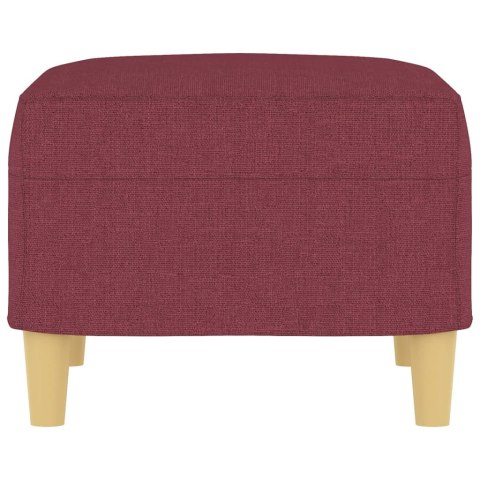 PODNÓŻEK CZERWONE WINO 60X50X41CM TAPICEROWANY TKANINĄ