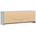 SZAFKA POD TV Z LED SZARY DĄB SONOMA 139,5X34X50CM