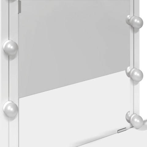 TOALETKA Z OŚWIETLENIEM LED BIAŁA 100X40X130CM