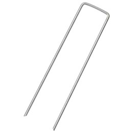 KOŁKI GRUNTOWE W KSZTAŁCIE LITERY U 25 SZT. 15X3,5CM STAL