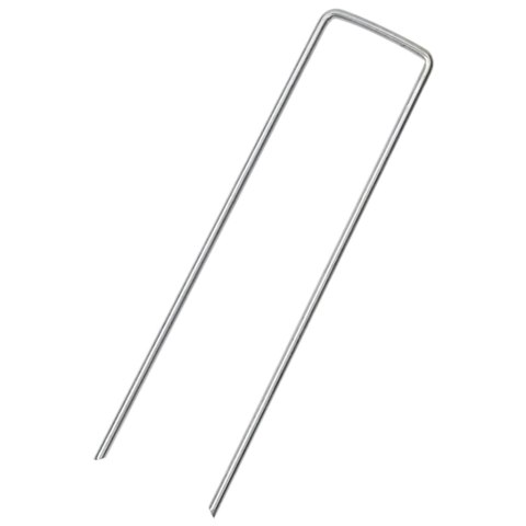 KOŁKI GRUNTOWE W KSZTAŁCIE LITERY U 25 SZT. 15X3,5CM STAL