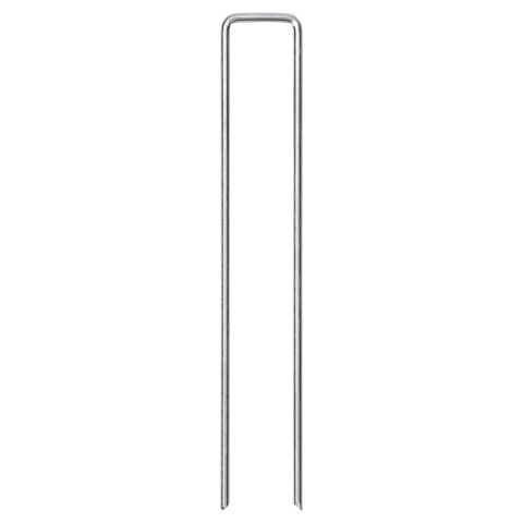 KOŁKI GRUNTOWE W KSZTAŁCIE LITERY U 50 SZT. 20X4CM STAL