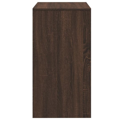 TOALETKA ZE STOŁKIEM BRĄZOWY DĄB 60X40X113,5CM