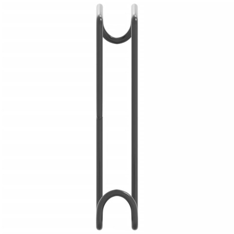 WIESZAKI NA OGŁOWIE 3 SZT. CZARNE STALOWE