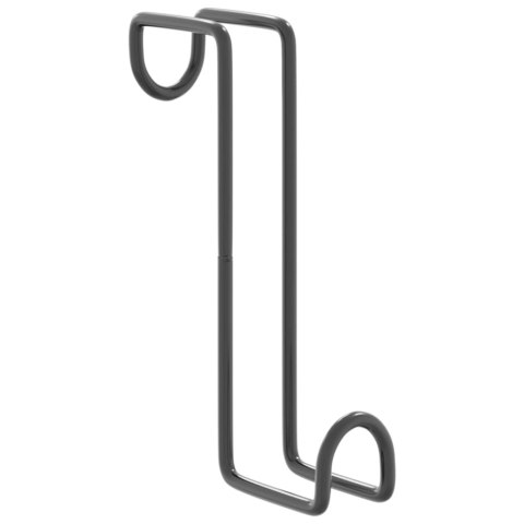 WIESZAKI NA OGŁOWIE 3 SZT. CZARNE STALOWE